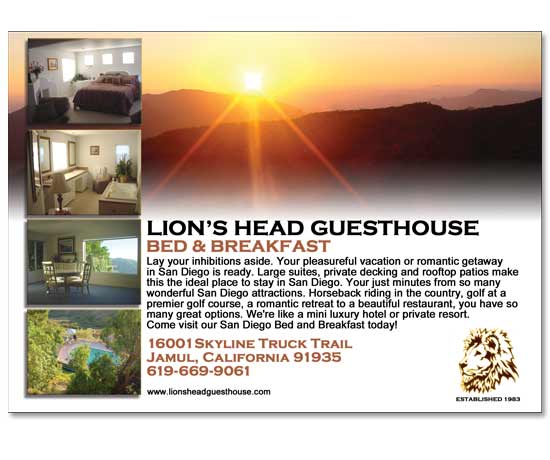 Lion Head Guesthouse Ad