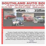 Southland Auto Body Website
